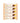 5 Chocolatinas Chocolate Negro con Naranja Natural · 25g