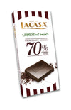 Tableta Chocolate Negro  70% Cacao · 100 g.